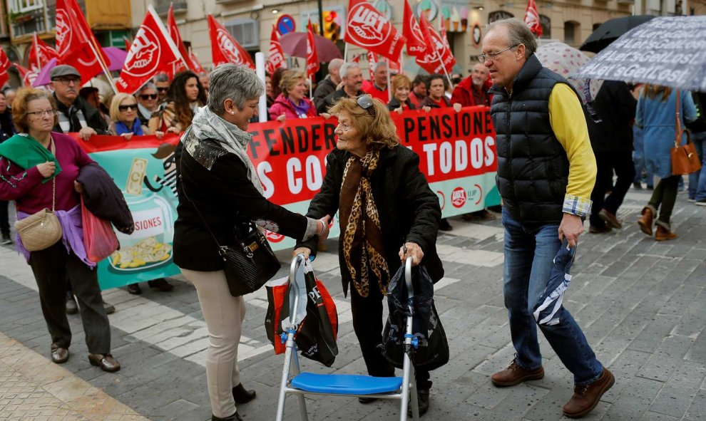 Málaga también clamó por unas pensiones dignas. | REUTERS