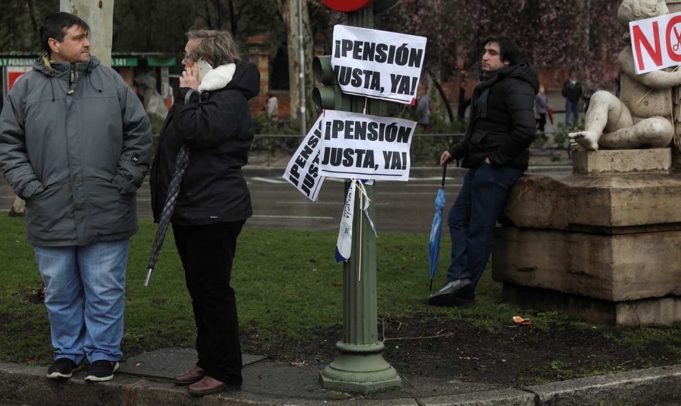 Aspecto de la convocatoria en Madrid. | REUTERS