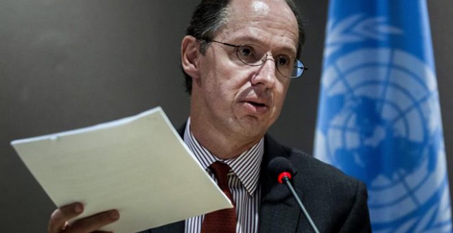 El relator especial de la ONU, Pablo de Greiff.