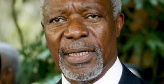 El ex secretario general de las Naciones Unidas Kofi Annan.