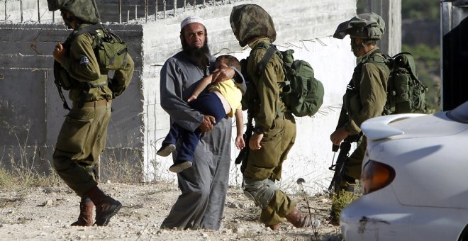 Soldados israelíes en Cisjordania. /EFE