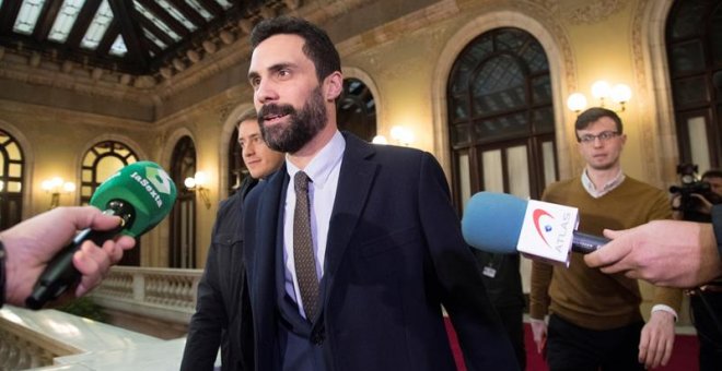 El presidente del Parlament, Roger Torrent. - EFE