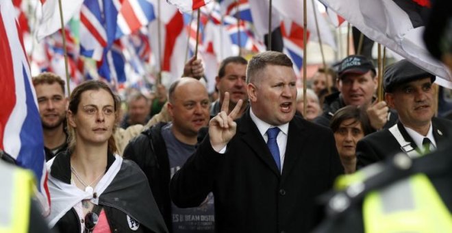 Paul Golding, líder de Britain First. / REUTERS