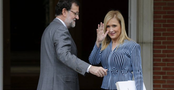 Mariano Rajoy y Cristina Cifuentes. EFE/Archivo