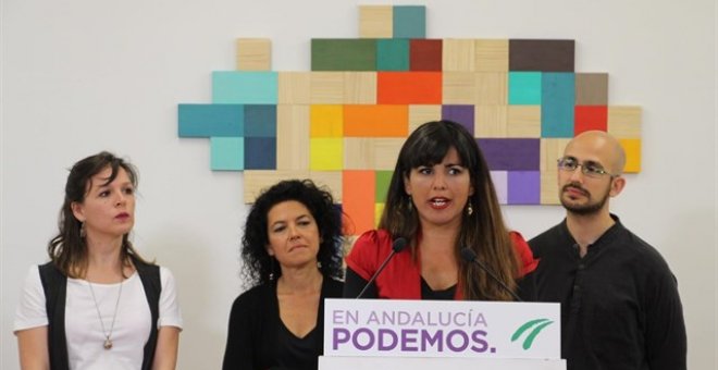 Coordinadora general de Podemos Andalucía, Teresa Rodríguez. PODEMOS
