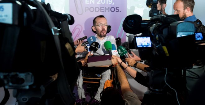 El secretario de Organización y Programa de Podemos, Pablo Echenique.EFE/Raúl Caro