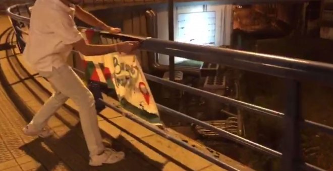 Captura del vídeo difundido por las Juventudes del PP en Bizkaia.