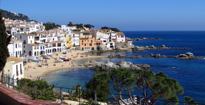 Costa de Calella de Palafrugell, a la Costa Brava.