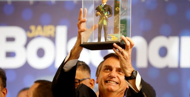 Jair Bolsonaro, candidato presidencial en las elecciones de Brasil. | Rodolfo Buhrer / Reuters