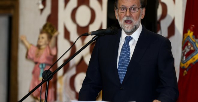 Rajoy durante su estancia en Quito. EFE