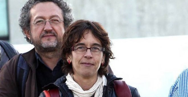 Los documentalistas procesados Carolina Martínez y Clemente Bernad.
