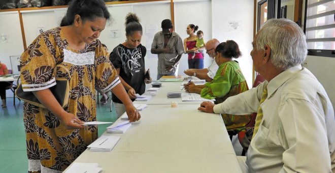 Elecciones en Noumea, capital de Nueva Caledonia, el 22 de abril de 2012. REUTERS