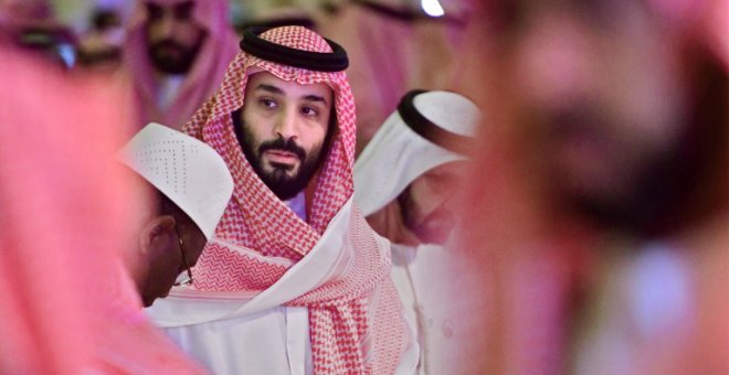 Mohammed bin Salman en la cumbre apodada ‘Davos en el desierto’ en octubre de 2018  |  AFP