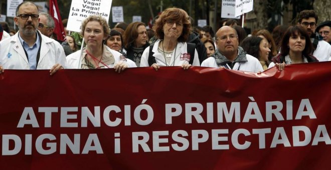 Segunda jornada de huelga de los médicos de atención primaria y de la sanidad concertada | EFE