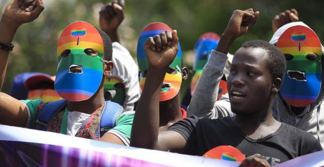 Protesta celebrada en Kenia por los derechos LGTBI | EFE