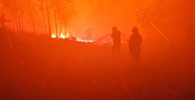 Incendio en Portugal. EUROPA PRESS