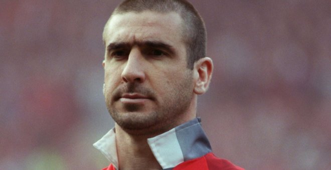 Eric Cantona, uno de los mejores jugadores de la historia de Francia.- REUETRS