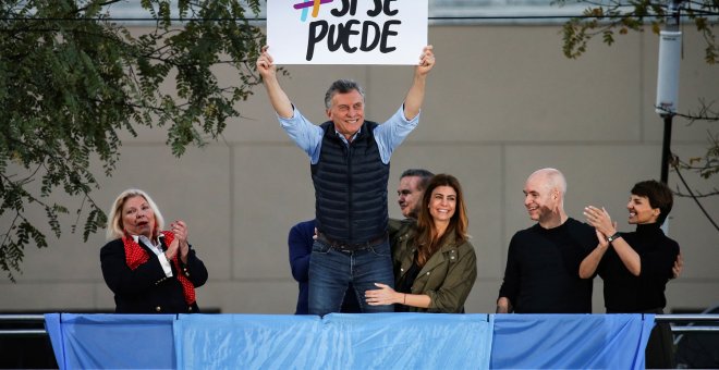 El actual presidente de Argentina, Mauricio Macri, en un acto de campaña en Buenos Aires.- REUTERS/AGUSTÍN MARCARIAN