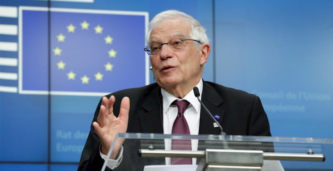 10/01/2020.- El jefe de la diplomacia europea, Josep Borrell.- EFE/Oilver Hoslet