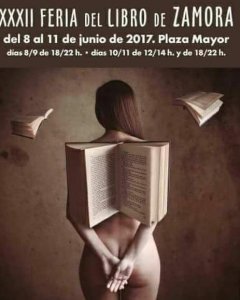 El cartel de la feria del libro de Zamora que ha provocado la polémica por su contenido sexista