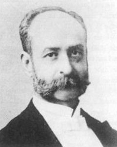 Retrato del arquitecto Rafael Guastavino Moreno (1842-1908), alrededor de 1880.