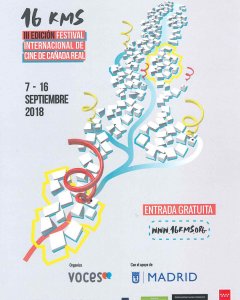 Cartel de la III del Festival Internacional de Cine 16 Kilómetros