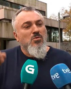 Captura de televisión la Corporación Radio y Televisión de Galicia (CRTVG), de Luciano Méndez, profesor en la Facultad de Económicas de la Universidad de Santiago (USC). - EFE