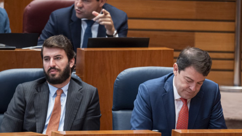  García Gallardo y Mañueco, en una imagen de archivo. EFE