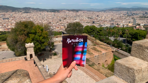 Cartell de la Mercè al Castell de Montjuïc