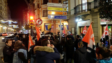 Movilizaciones sindicales en Gijón.