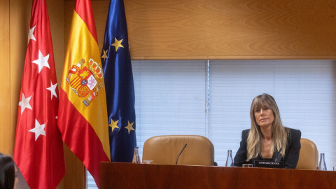 Begoña Gómez, durante la Comisión de Investigación sobre programas de cátedras y postgrados de la Universidad Complutense de Madrid