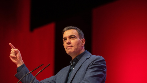 29/01/2022 El presidente del Gobierno y secretario general del PSOE, Pedro Sánchez, en un acto de campaña en Castilla y León