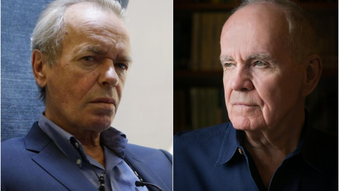 Los escritores Martin Amis y Cormac McCarthy.