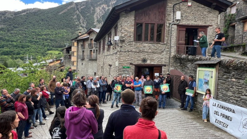 20/05/2024 - Manifestació a Llavorsí (Pallars Sobirà) per reclamar una gestió diferent de la presència de l'os al Pirineu.