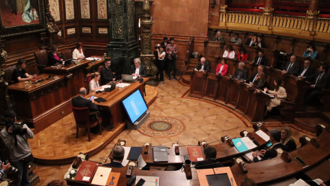 29/04/2022 - El ple de l'Ajuntament de Barcelona d'aquest divendres, 29 d'abril.