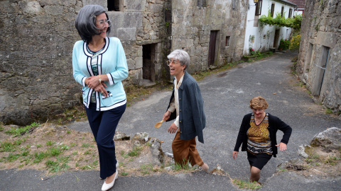 Arantza Villar, Mónica García y Patricia de Lorenzo protagonizan 'As fillas bravas'.