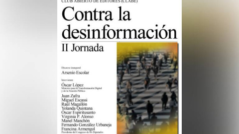 Cartel de la II Jornada de desinformación