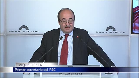 Iceta considera un "grave error" que los independentistas veten su designaciÃ³n como Senador