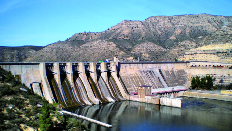 El embalse de Mequinenza es un embalse del río Ebro que se encuentra en la provincia de Zaragoza (Aragón, España).- MINISTERIO DE MEDIO AMBIENTE