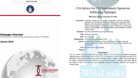 Portadas del manual secreto de la CIA y de la filtración de Wikileaks