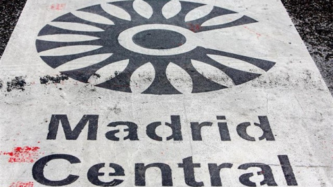 Icono de Madrid Central, la zona de bajas emisiones más eficiente de Europa./Europa Press