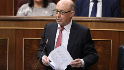 El ministro de Hacienda y Función Pública, Cristóbal Montoro. / Europa Press