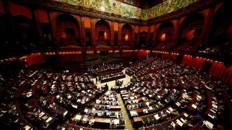 La Cámara de Diputados italiana. REUTERS/Tony Gentile