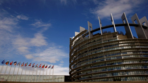 Imagen de archivo del exterior de la sede de la Eurocámara en Estrasburgo (Francia). | REUTERS