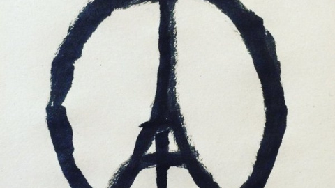 Peace for Paris, la viñeta de Jean Jullien.