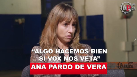 Ana Pardo de Vera: "Algo hacemos bien si Vox nos veta" - PTV