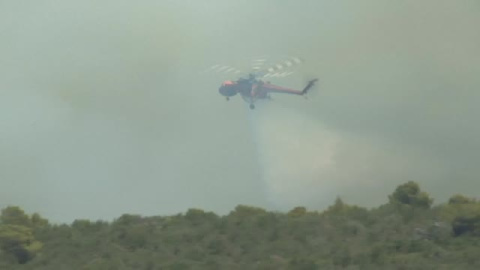 Los incendios de Grecia comienzan a controlarse