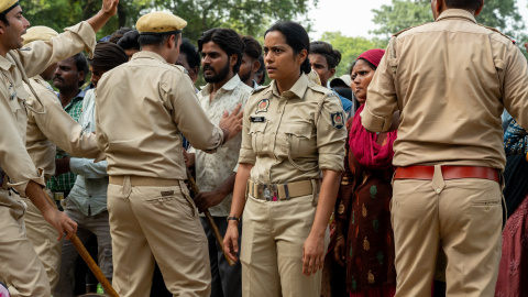 La actriz Shahana Goswami es la protagonista de la película 'Secretos de un crimen'.