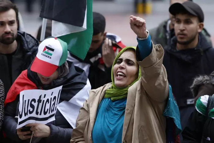 Unas mil personas salen a las calles de Madrid este sábado para exigir la autodeterminación del pueblo saharaui