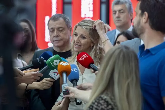 Yolanda Díaz, sobre la cita para declarar como testigo a Sánchez: "Estoy asombrada con lo que está pasando con este caso"